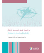 Buchcover zum Studienbuch "Ethik in der Public Health"