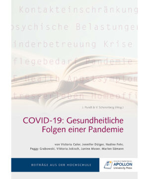 Buchcover zum 4.Thesisband "COVID-19: Gesundheitliche Folgen einer Pandemie"